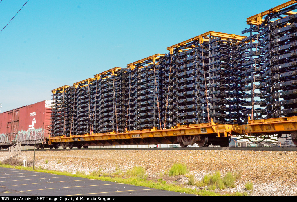 FTTX Flat Car with Truck Frames